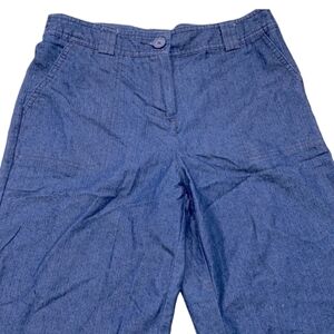 WHITE STAG blue light weight denim Bermuda shorts size 6